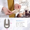 Freate Men's Money Clip, Loose Repair, Stainless Steel, Brand, Stylish,