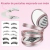 Kit de Pestañas Postizas Magnéticas,con Aplicador sin Pegamento y estuche