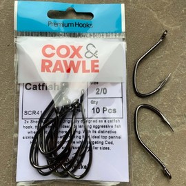 Cox & Rawle Catfish Fishing Hooks Size 4/0