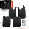 A-Premium Set of 4PCS Mud Flaps Splash Guards Mudflaps Mudguards