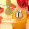 AOKUN 2 Pzs Apagador Velas Portavelas Campana Acero Inoxidable