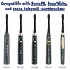Replacement Electric Toothbrush Heads for Fairywill, Sonic-FX, SnapWhite – Soft