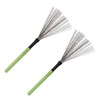 Drum Brush Steel Wire Maple Wooden Handle Percussion Tool Instrument