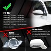 White Left Driver Side Mirror Cover Cap Housing Replacement for