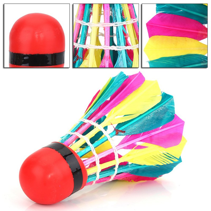 11Pcs/Lot Durable Colorful Badminton Balls Shuttlecocks Sports Training Accessory