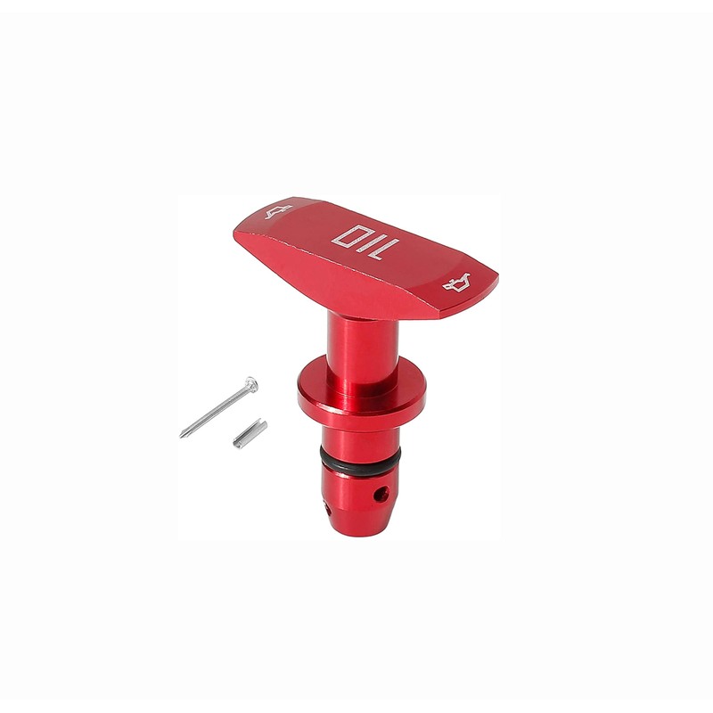 Tiardey Car Oil Dipstick Pull Handle Aluminium Alloy 4.5 mm