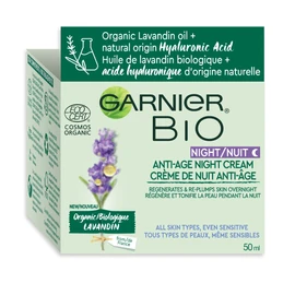 Garnier Bio Anti-Age Night Cream With Organic Lavandin, 50ml , 207 Grams