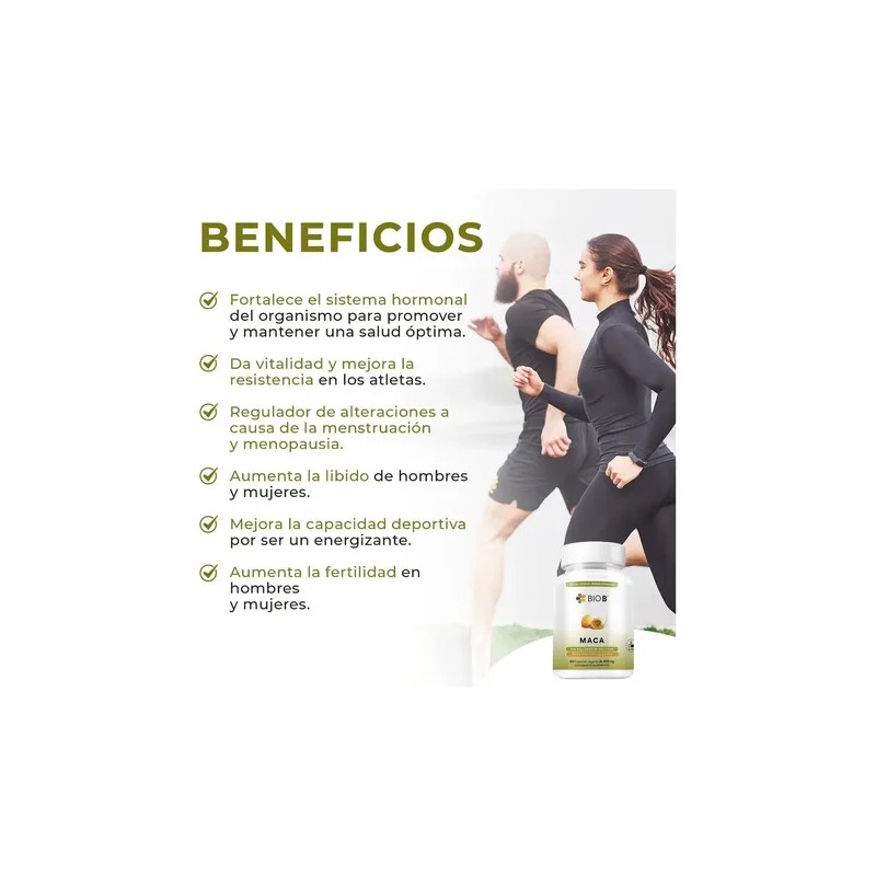Bio B Maca 60 cápsulas veganas