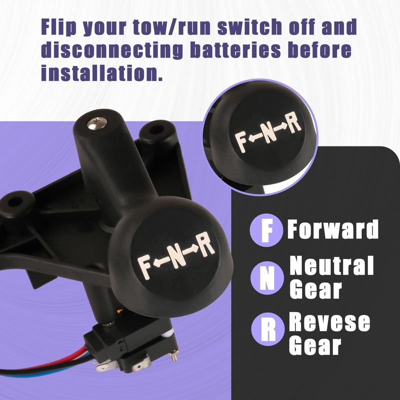 Panglong Club Car F&R Shifter Assembly Kit, Forward and Reverse