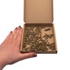 (Pack of 100) Yellow Zinc Plated Steel 3.5 x 20mm