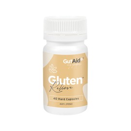 Natural Health Organics GutAid Gluten Relieve 40 Capsules