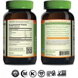 NUTREX HAWAII Pure Hawaiian Spirulina - 500mg tablets 400 count – Boosts Energy Immunity