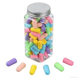 120 PCS Tapones para Dormir, Tapone Oidos Para Ruido, Tapone Auditivos de Espuma el Ruido, 60 Pares de Tapones Multicolor para Trabajar, Viajes y Estudiar