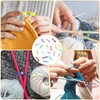 40pcs Knitting Needle Stoppers,Knitting Needle Hugger,Stitch Stopper,Needles Minder Knitting Tools