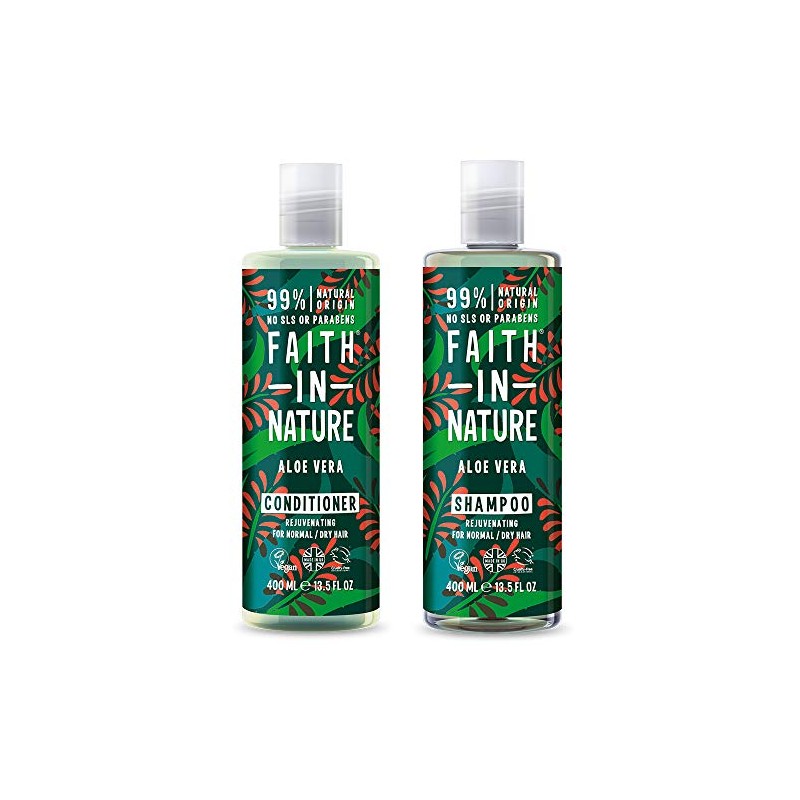 Faith In Nature Aloe Vera Shampoo 400ml & Conditioner 400ml