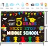 5th Grade 2025 Graduation Backdrop Next Stop Middle School Elementary