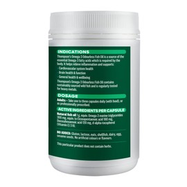 Thompsons Omega 3 Odourless Fish Oil 400 Capsules