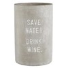 Santa Barbara Design Studio Wine Chiller Cement Holder for Wines,