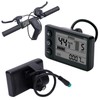 Electric Bike LCD Display Meter, 24V 36V 48V E Bike