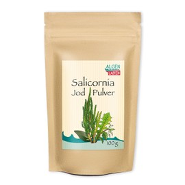 Algae loading Salicornia Iodine Powder - 100 g | Iodine Content Fine Tuned | Easy to Dose | Vegan