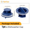 WPW10077881 Dishwasher Rinse Aid Cap Replacement for Whirlpool and KitchenAid