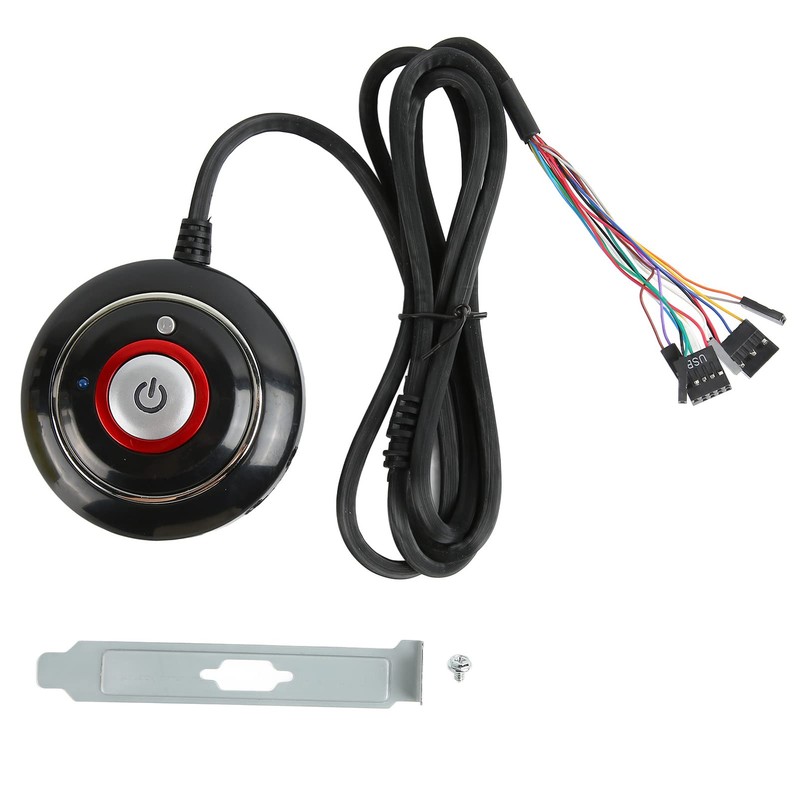 External PC Power Button, Desktop Computer Power Switch, Computer Case
