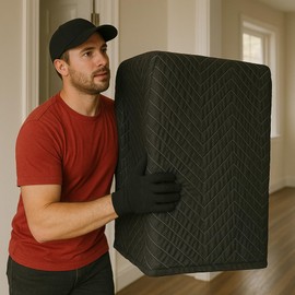 A AWESOME 72"x80" (5.4lb/ea) Moving Blankets, Packing Blankets-6PCS