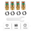SUPVOX 3sets Tire Pressure Warning Caps Pressure Measurement for Enhanced