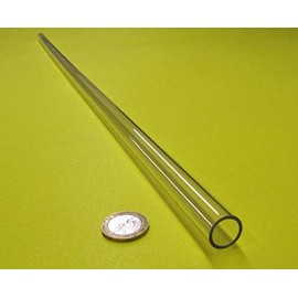 Polycarbonate Round Tube 5/8" (.625") OD x 1/2" (.500") ID x 1/16" Wall x 36" (More Length Options)