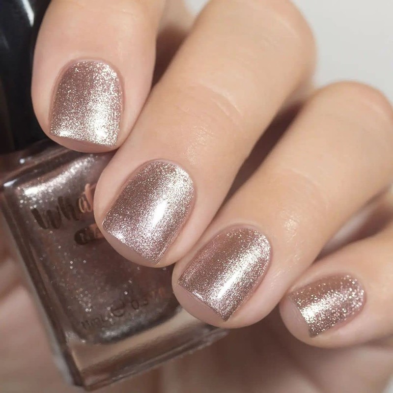 Whats Up Nails - Chrome Colored Glasses Nail Polish Rose