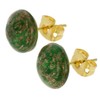 GlassOfVenice Murano Glass Starlight Small Stud Earrings - Emerald