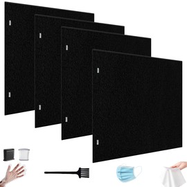 4-Pack Activated Carbon Pre-Filters Compatible with AF-20, AF-20FL, AP-25, AR-20 air purifiers(Dimensions: 13.2" x 11.8" x 0.2")– Freshens Air & Enhances Filtration