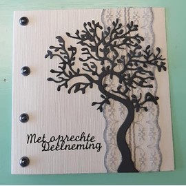 Big Tree Metal Die Cuts, Big Tree Cutting Dies Cut Stencils Card Paper Craft DIY Template Metal Cutting Dies Album Embossing Paper Dies for Card Making Scrapbooking