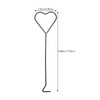 HEMOTON 4pcs Heart Stainless Steel Candle Wick Dippers Candle Hooks