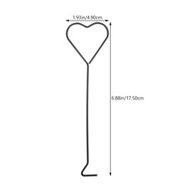 HEMOTON 4pcs Heart Stainless Steel Candle Wick Dippers Candle Hooks Candle Extinguishing Hooks Candle Trimming Hooks