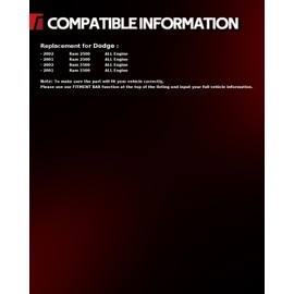 Torchbeam Brake Master Cylinder with Reservoir, Direct Fit Replacement for Dodge Ram 2500 2001-2002, DOT Approved, Aluminum Alloy, Includes Mounting Hardware