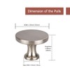 goldenwarm 15 Pack Brushed Nickel Drawer Knobs Kitchen Cupboard Knobs