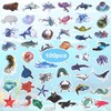 100pcs Ocean Stickers, Fish Stickers for Kids, Waterproof Shark Stickers,