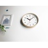 KATOMOKU plywood wall clock 10 sweep (continuous second hand) km-76N