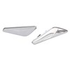 2PCS Front Fender Chrome Finisher 51117338569 Replacement for X3 X4