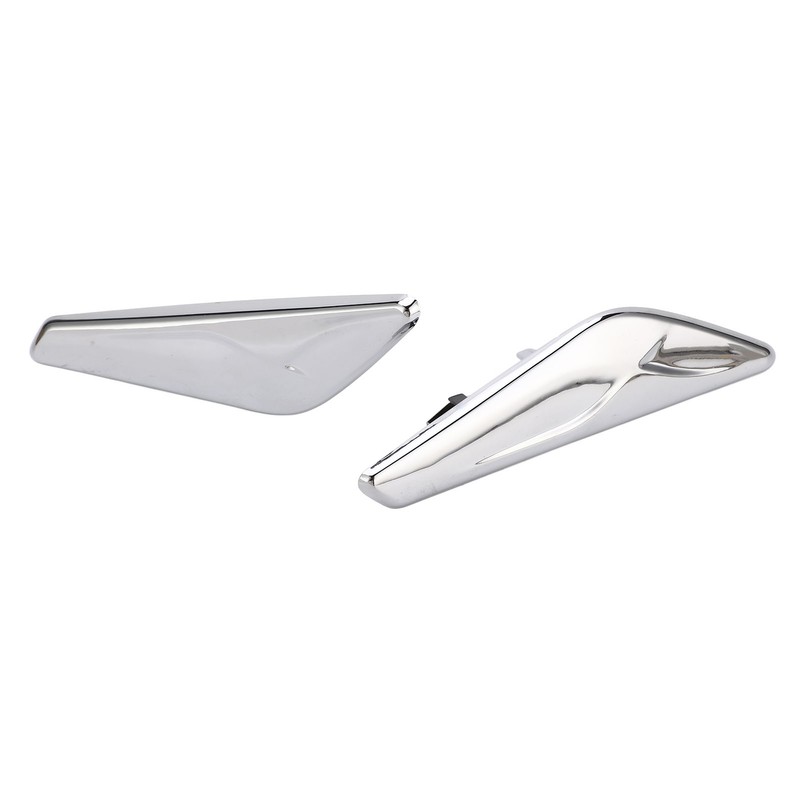 2PCS Front Fender Chrome Finisher 51117338569 Replacement for X3 X4