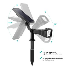 URPOWER SL018 400-500-10182 - Iluminación de Paisaje para jardín, Piscina, Color Blanco frío