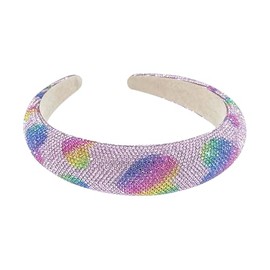 Malibu Sugar Trendy Rainbow Heart Headband for Girls - Perfect Accessory to Add Sparkle and Style to Any Look Ages 8-14