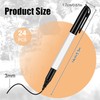 Colarr 24 Pcs Thick Tipped Low Vision Pen Black Ink