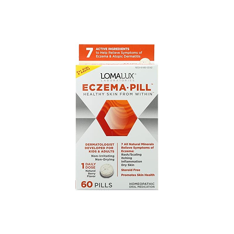 Loma Lux Laboratories Homeopathic Supplement, Eczema, 60 Count (3 Pack)