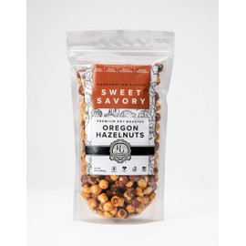 Oregon Natural Hazelnuts, Farm Fresh and Direct Sweet Savory Premium Dry Roasted Hazelnuts – Kosher Certified - 1 LB Bag