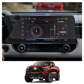 GMC Canyon 2023/2024 Screen Protector - 2PCS AR Plastic Films, 11.3" Trapezoidal with Holes, Compatible with High Configuration Canyon (Elevation/AT4/Denali/AT4X)