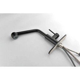 Single Handle Pull Out Sprayer Kitchen Sink Faucet Model D0100H5EBEXColor: as Pic Color