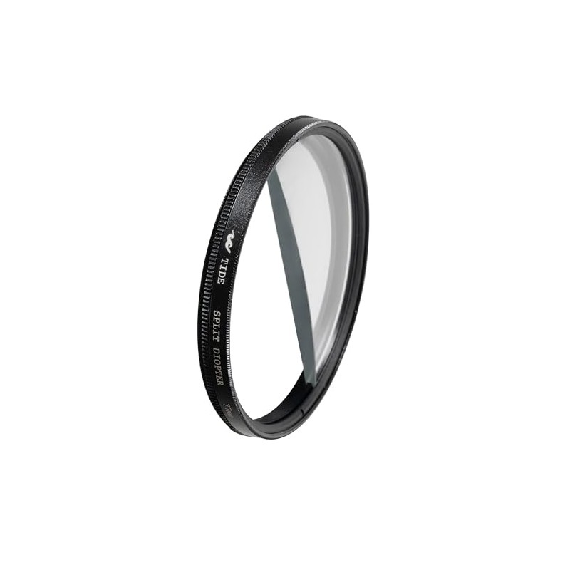 Tide Optics Split Diopter Filter 77mm - Prism Camera Lens