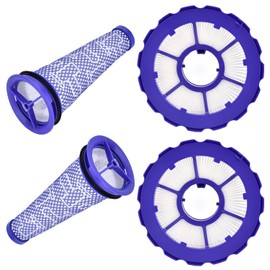 Syxtidy 2 Pack Replacement Hepa Post Filter & Washable Pre Filter Kit for Dyson DC50, Animal and Multi Floor Complete Vacuum,Replace Part # 965081-01&965080-01